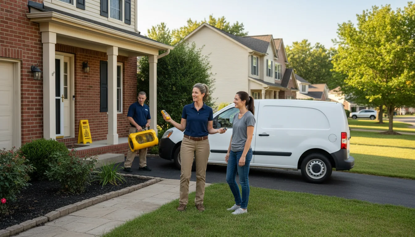 Water restoration image for Water Damage & Restoration Services in Tullahoma, TN